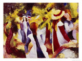 Girls Among Trees
