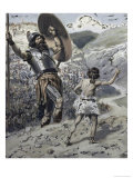 David Slings the Stone