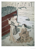 Man and Woman by a Hedge
