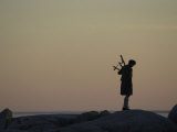 Bagpipe Player  Nova Scotia  Canada