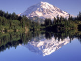 Mt Rainier from Lake Eunice  WA