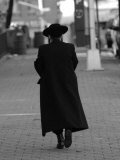 Lower East Side  A Chasid Walking  New York City