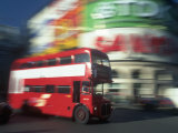 Bus in Motion  London  UK