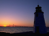 Lighthouse  Goat Island  Newport  RI