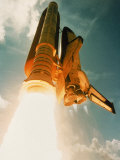 Space Shuttle Lifting Off