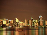 San Diego Skyline at Sunset  CA