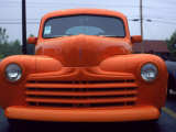 Orange Truck Seen from Front End  Indianola  IA