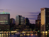 Inner Harbor at Dusk  Baltimore  Maryland