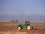 Farmer in Tractor  San Luis Valley  CO