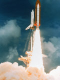 Space Shuttle Lifting Off