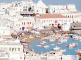 Mykonos Town at Sunset  Mykonos  Greece