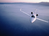 Lear Jet in Flight