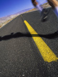 Jogger on Desert Road