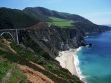 Bixby Bridge on Highway 1  Big Sur  CA