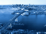 Aerial View of Boston  MA