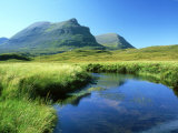 Quinag from Unapool Burn  Scotland