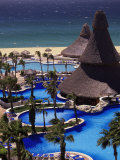 Swimming Pool and Palapas  Cabo San Lucas  Mexico