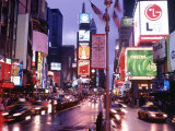 Times Square at Night  NYC  NY