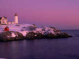 Nubble Lighthouse  Sunset  Cape Neddick  York  ME