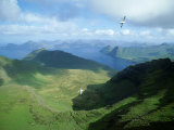 View from Slaettaratindur  Faroe Islands