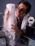 Confused Scientist in Lab