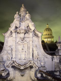 Gran Teatro and Capitol at Night  Havana