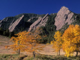 The Flatirons  Boulder  Colorado