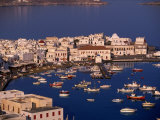 Mykonos Town at Sunset  Mykonos  Greece