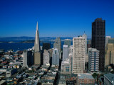 Alcatraz and Skyline  San Francisco  CA