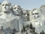 Historic Carvings of Presidents  Mt Rushmore