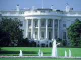 Exterior of White House  Washington  DC