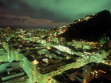 Copacabana and Ipanema Districts at Night  Brazil