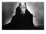 Mountain and Birds  Utah  USA