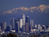 View of San Gabriel Mountain  Los Angeles
