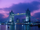 Tower Bridge at Night  London  Eng