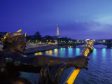 Eiffel Tower from Pont Alexander III Bridge  France
