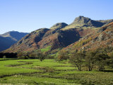 Langdale Valley in the Lake District  UK