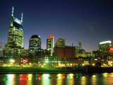 Skyline with Reflection in Cumberland River