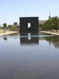 Okc Memorial  Reflecting Pool and Structure