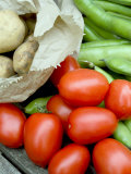 Tomatoes  Broad Beans & New Potatoes