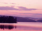 Sunset  Adirondack Lake  NY