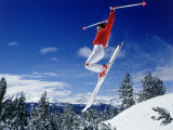 Alpine Skier Airborne  Breckenridge  CO