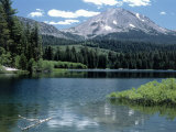 Lassen Peak (10 457') and Manzanita Lake  CA