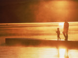 Father and Son Fishing