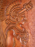 Mayan Wood Carving  Gales Point  Belize