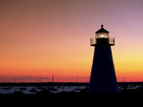 Lighthouse at Sunset  Mattapoisett  MA