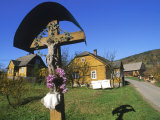 Religious Shrine Near Homes  Poland