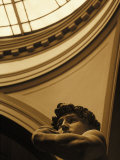 Close-up of Michelangelo's Statue of David  Italy