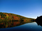 Fall Foliage and Lake  the Berkshires  MA