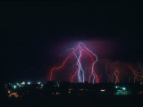 Lightning Over Boulder  CO